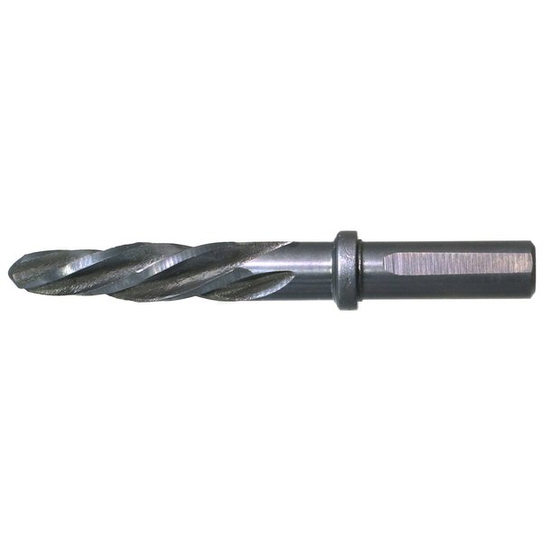 Drillco 5/8, High Spiral Flute 1/2 Shank Construction Reamer 428A140